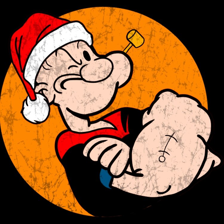 Popeye Merry Christmas Tote Bag - Image 2