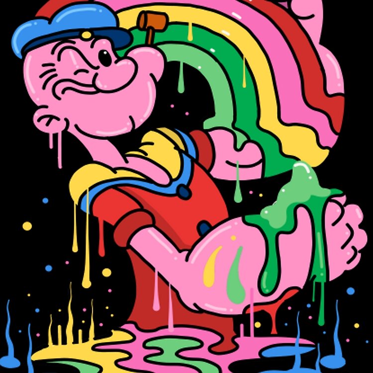 Popeye Color Tote Bag - Image 2