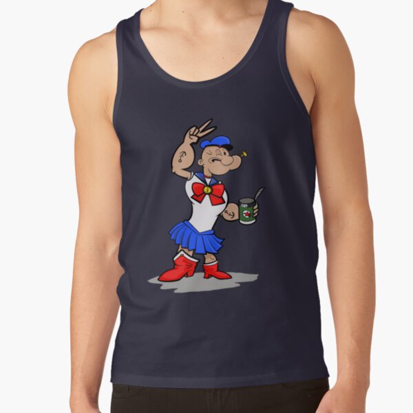 Popeye Sailor Moon Tank Top - Image 2