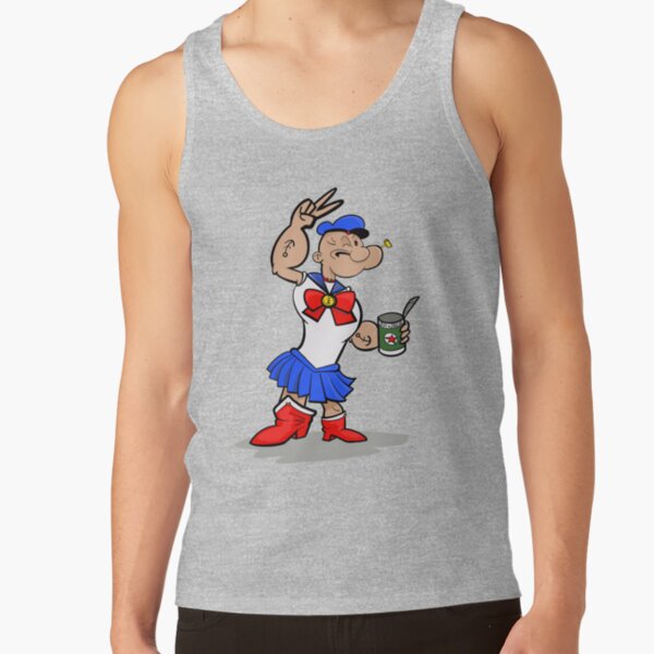 Popeye Sailor Moon Tank Top - Image 5
