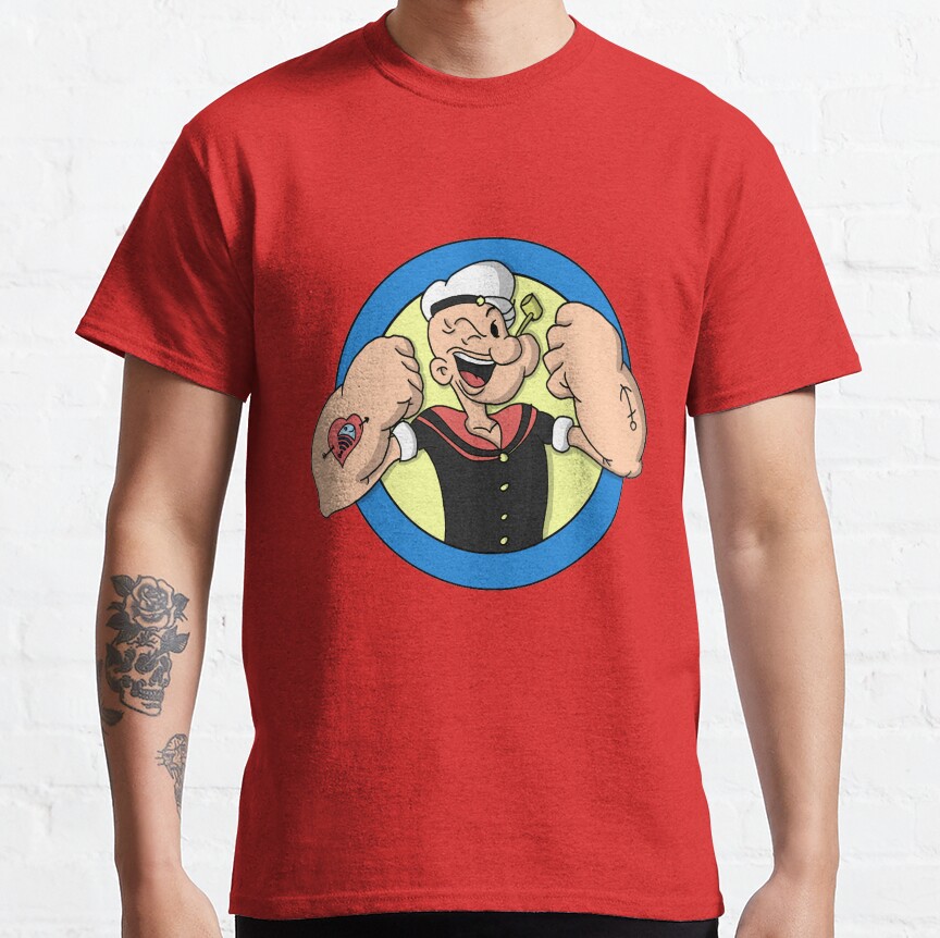 Hot Movie Popeye T-Shirt - Image 6