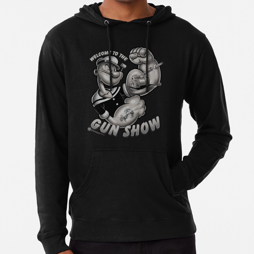 Popeye Gun Show Brand A Transparent Hoodie