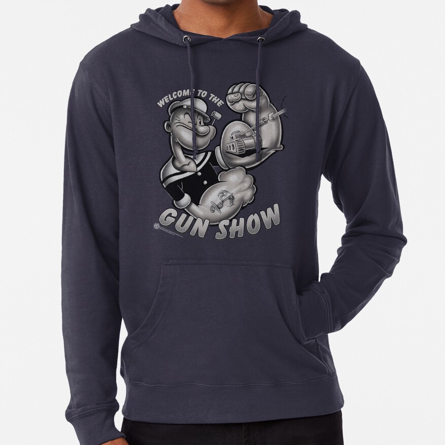 Popeye Gun Show Brand A Transparent Hoodie - Image 5