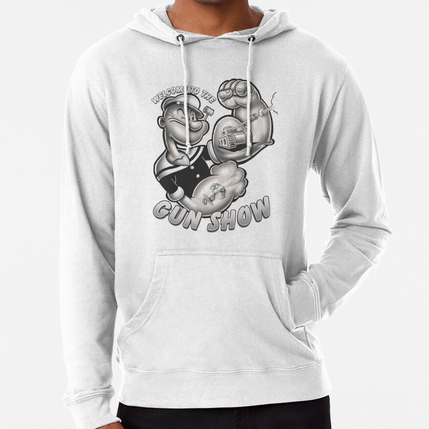 Popeye Gun Show Brand A Transparent Hoodie - Image 4