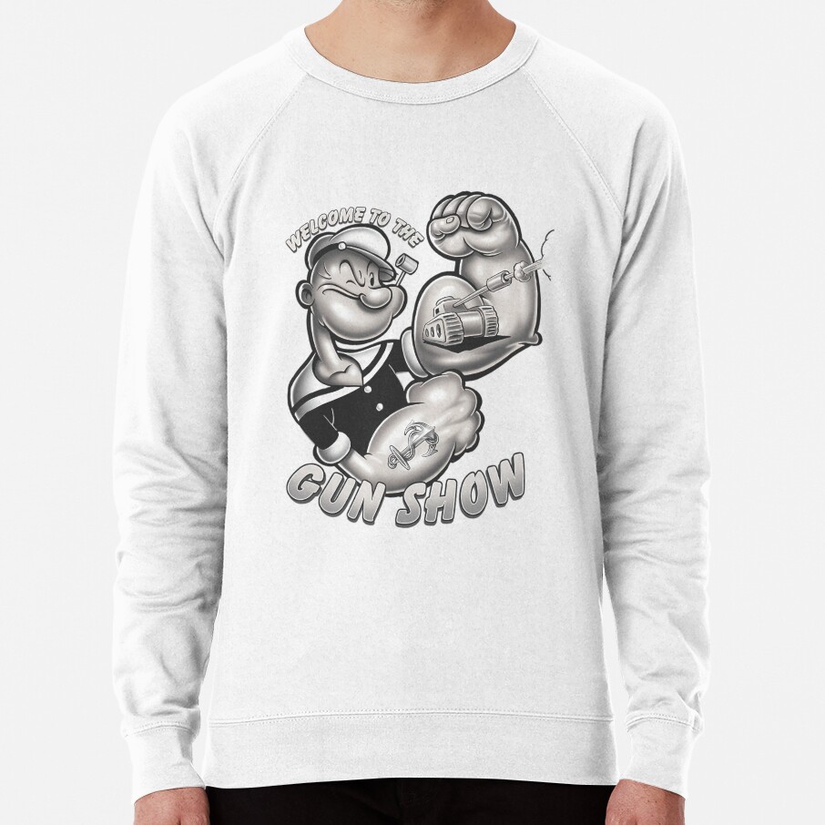 Popeye Gun Show Brand A Transparent Sweatshirt - Image 6