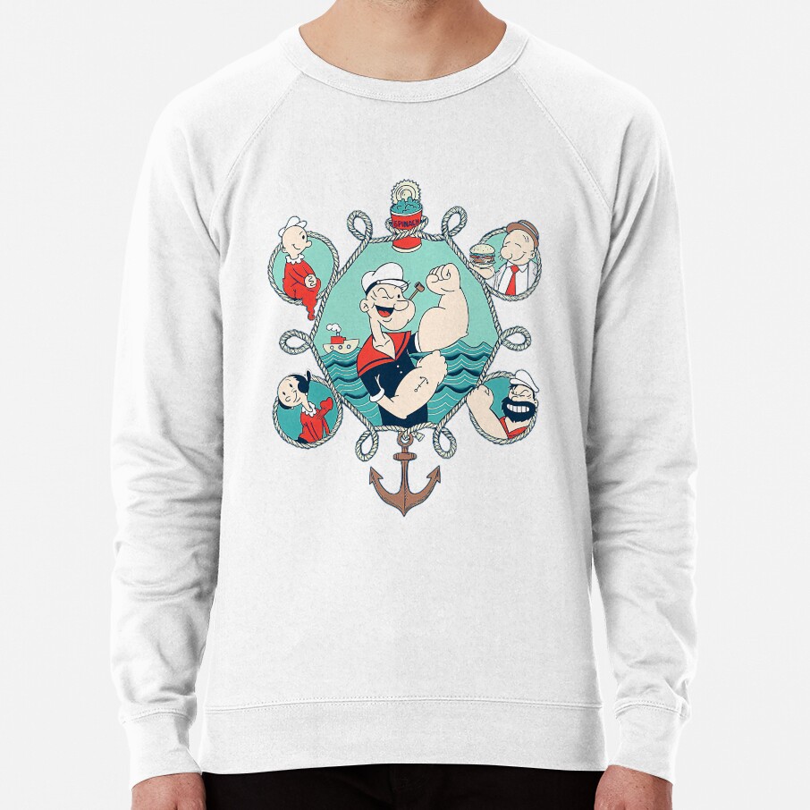 Popeye Circles Sweatshirt - Image 6
