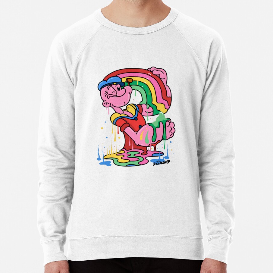 Popeye Color Sweatshirt - Image 4