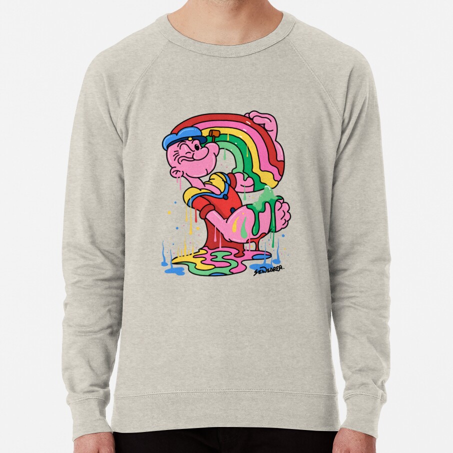 Popeye Color Sweatshirt - Image 6