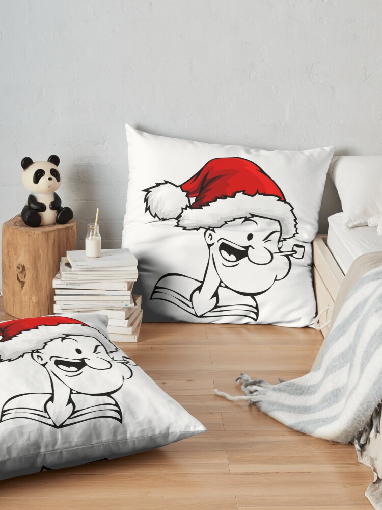 Popeye Christmas Throw Pillow - Image 2