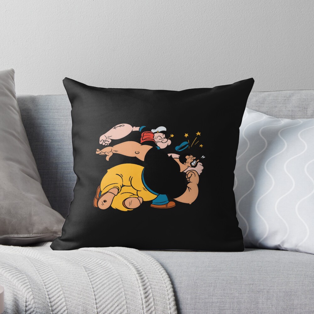 Popeye Movie Classic Throw Pillow